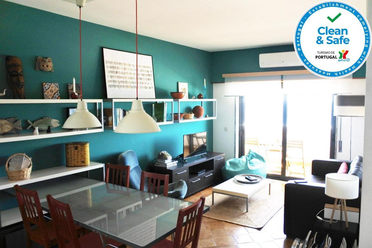 Ferienwohnung Quarteira, Casa Com Vista Mar Exterior foto