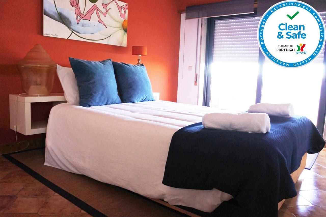 Ferienwohnung Quarteira, Casa Com Vista Mar Exterior foto
