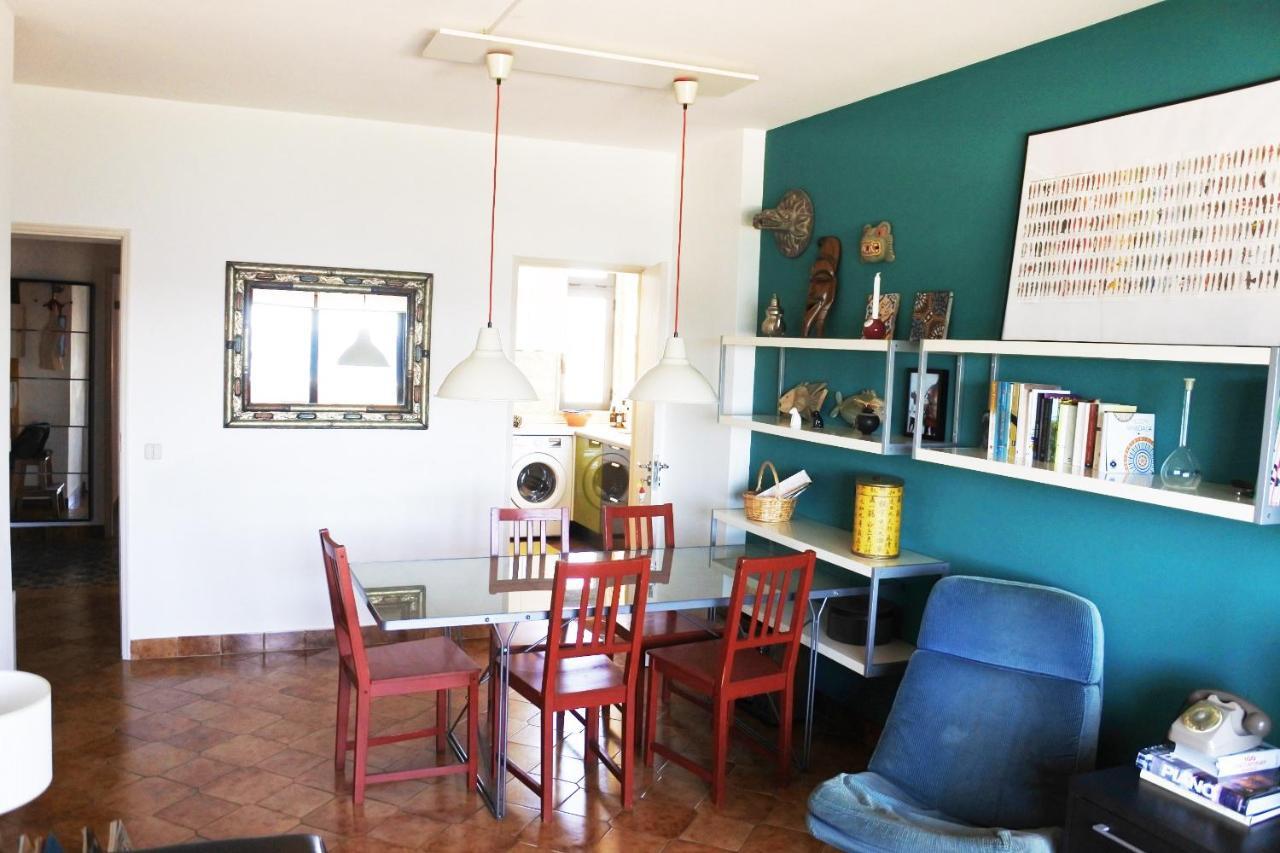 Ferienwohnung Quarteira, Casa Com Vista Mar Exterior foto
